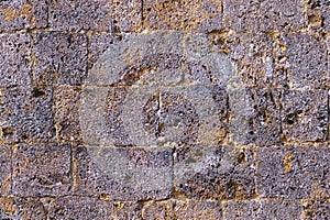 Historical fuff wall texture, San Gimignano SI, Tuscany, Italy