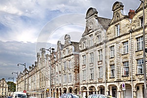 Historical gables on Grand Place in Arras, France