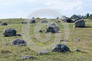 Historical gravefield in Sweden