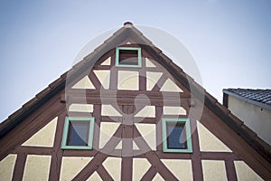 Historical half timbered house