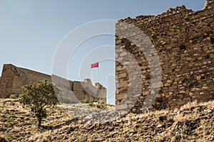 Historical Harput Castle in Elazig, Turkey