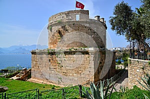 Historical Hidirlik Tower - Antalya photo