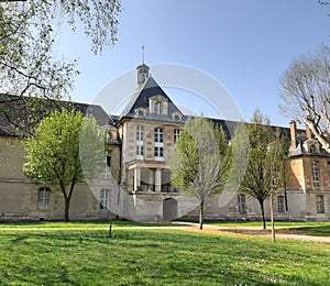 Historical Hospital premises architecture in Paris