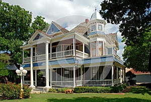 Historical House In Granbury, Texas