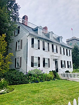 Historical house in Salem Massachusetts photo