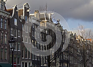 Historical houses in Amsterdam