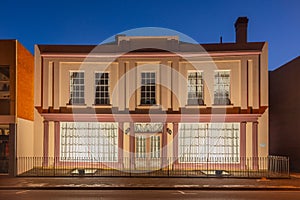 Historical houses in center of Launceston, Australia