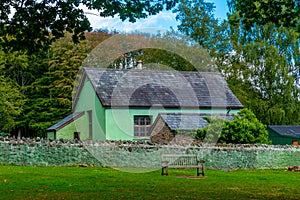 Historical houses at St. Fagans National Museum of History