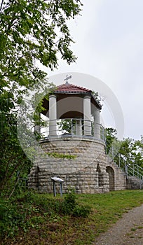 Historical Industrial Museum Park in the Town of Ruedersdorf in Spring, Brandenburg photo