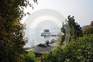 Historical Istanbul Moda Pier. istanbul 15 November 2020