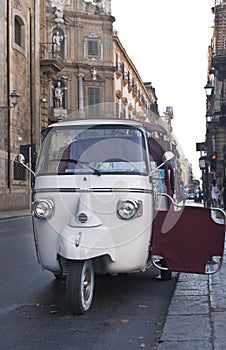 Historical italian motorcycle