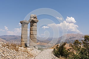 Historical Karakus Blackbird Tumulus in Adiyaman Turkey