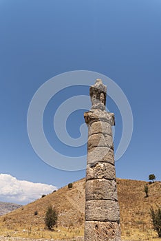 Historical Karakus Blackbird Tumulus in Adiyaman Turkey