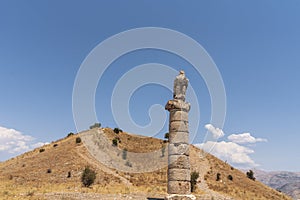 Historical Karakus Blackbird Tumulus in Adiyaman Turkey