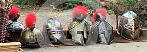 Historical Knight Helmets