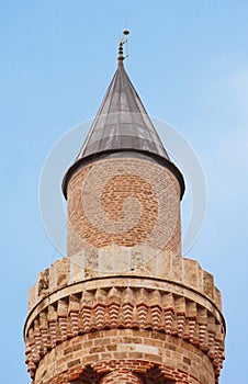 Historical Landmark Grooved Minaret Yivli Minare Kaleici