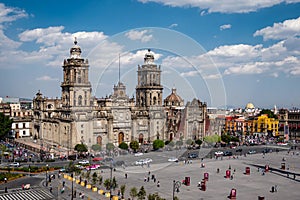 Historical Landmark Mexico City Metropolitan Cathedral in Mexico City, Mexico