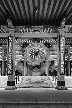 Historical landmark The Senso-Ji Temple in Asakusa, Tokyo, Japan