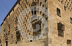 Historical library in Salamanca, Spain photo