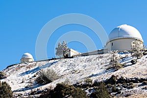 The historical Lick Observatory on top of Mt Hamilton