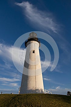 Historical lighthouse in port isabel, texas