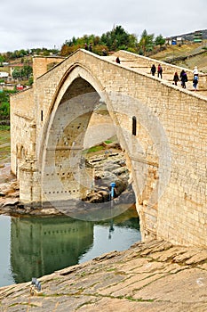 Historical Malabadi Bridge, Silvan, DiyarbakÄ±r, TR