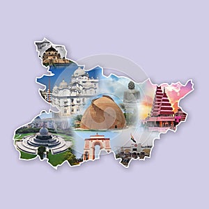 Historical Map of Bihar