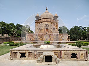 Historical Medieval monument of Allahabad city- Khusro Bagh, Mughal era structure