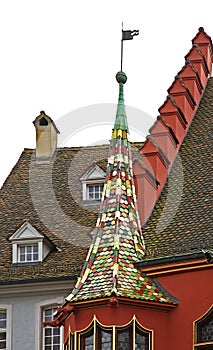 Historical Merchants Hall in Freiburg im Breisgau. Germany