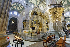 The historical Mexico City Metropolitan Cathedral