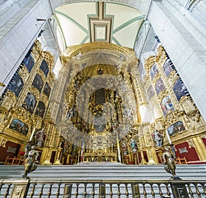 The historical Mexico City Metropolitan Cathedral