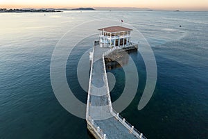 Historical Moda Pier. Kadikoy, Istanbul. photo
