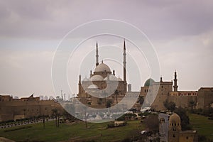 Historical Mohamed Aly Mosque in Cairo