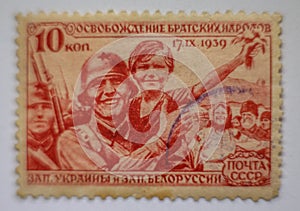 WORLD VINTAGE STAMP 1939, FINE GRAFICS.