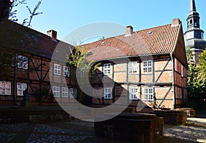 Historical Monastery in the Town Stade, Lower Saxony