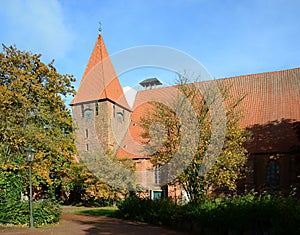 Historical Monastery in the Village Ebstorf, Lower Saxony