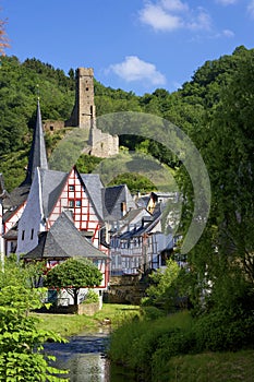 Historical Monreal with its castle