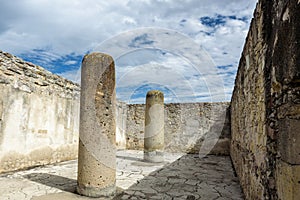 Historical monument in an the ancient Mesoamerican city