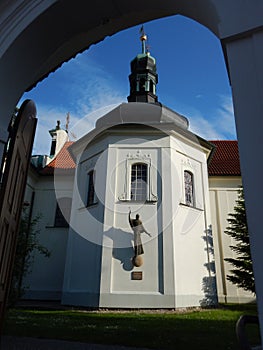Historical monument of klokoty monastery in tabor