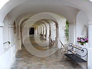 Historical monument of klokoty monastery in tabor