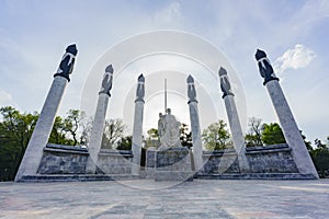 The historical Monumento a los Ninos Heroes