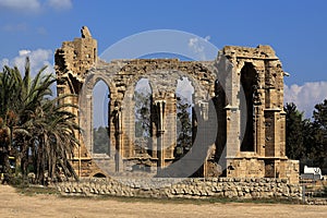 Historical monuments and buildings in the town of Famagusta, Northern Cyprus