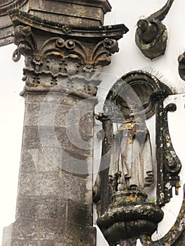 Historical monuments of the city called Tui. In Galicia Northwest Spain
