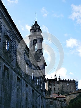 Historical monuments of the city called Tui. In Galicia Northwest Spain