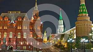 Historical Museum on Red Square. Moscow, Russia