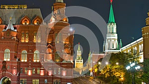 Historical Museum on Red Square. Moscow, Russia