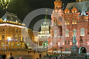 Historical Museum on Red Square. Moscow, Russia