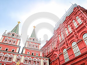 Historical museum, Red Square, Moscow, Russia