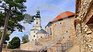 Historical Nitra castle in Slovakia