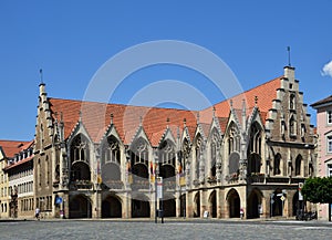 Historical Old City Hall in the Town Braunschweig, Lower Saxony